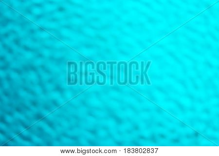 Beautiful cyan texture background with selective focus.