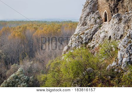 Devin Castle, Just Outside Bratislava, Slovakia. The Castle Lies At The Confluence Of The Morava And