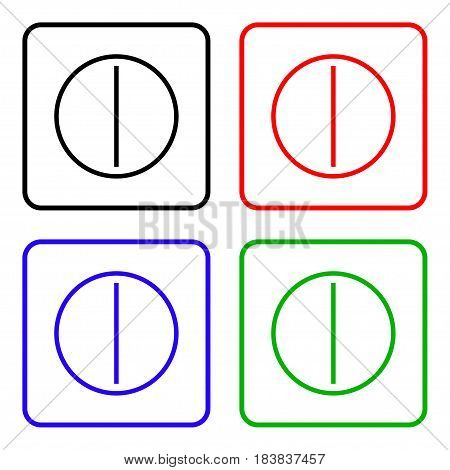 pills icon stock vector illustration flat design