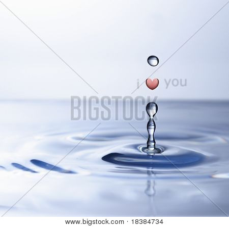 waterdrop - hjerte