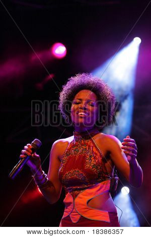 LOULE, PORTUGAL - JUNE 27: Lura 