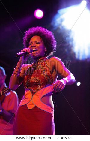 LOULE, PORTUGAL - JUNE 27: Lura 