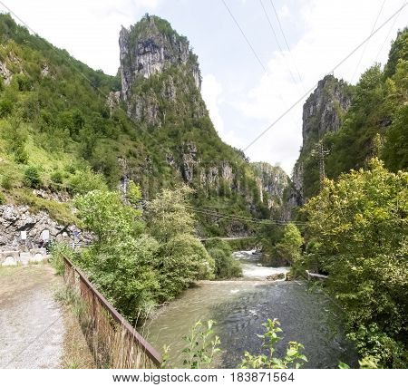 Ravines Of Taleggio Valley.