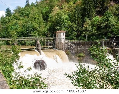 Ravines Of Taleggio Valley.
