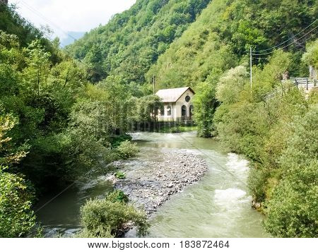 Ravines Of Taleggio Valley.