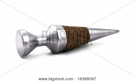 Tappo del vino. Isolated on white.