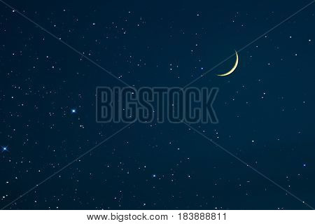 New Moon And Stars