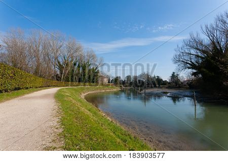 Walk Path Along Sile River