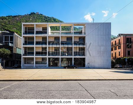 Casa Del Fascio In Como (hdr)