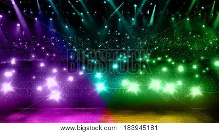 Concert Light With Color Flare