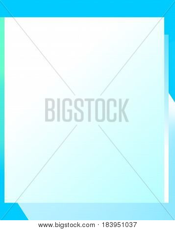 blue square annual report design, abstrack bussines presentation