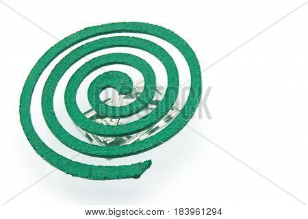 The mosquito repellent isolated on white background