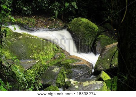 Limoeiro's waterfall, Tapiraí São Paulo. waterfall milky.