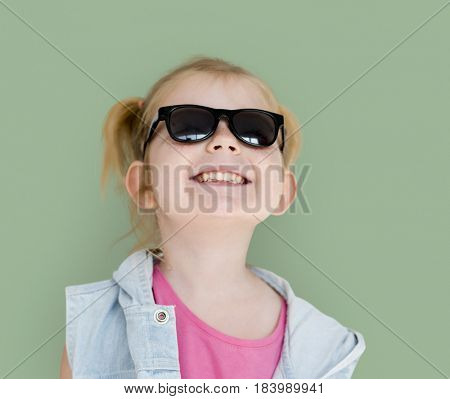 Little GIrl Smiling Happiness Playful Twintail Hairstyle