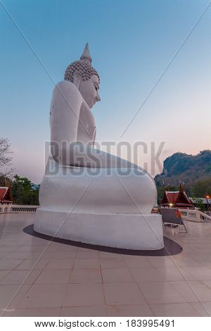 White Statue Buddha