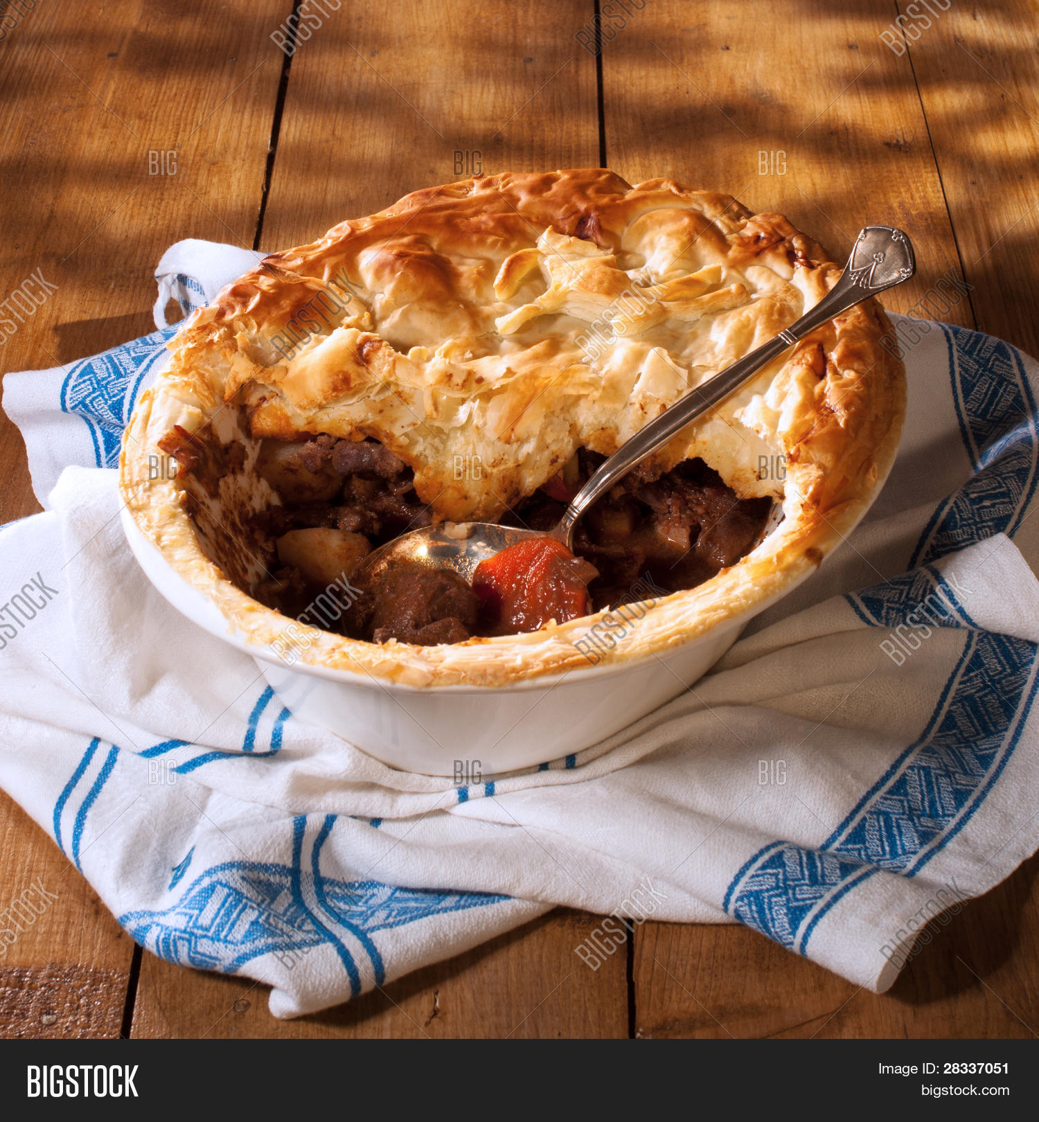 Game Pie Serving Dish Image & Photo (Free Trial) Bigstock
