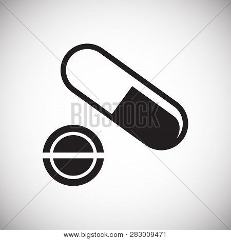 Pet Medicine Icon On White Background For Graphic And Web Design, Modern Simple Vector Sign. Interne