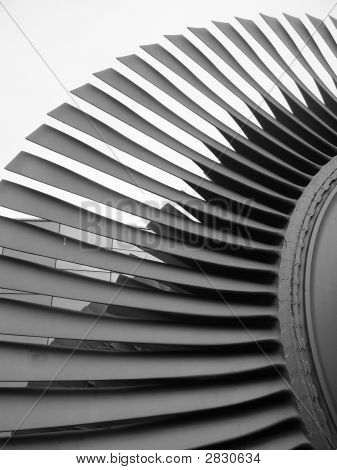 Die Turbine auf der atomaren Station auf die Schweiz
