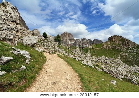 Percorso nel Catinaccio Dolomiti