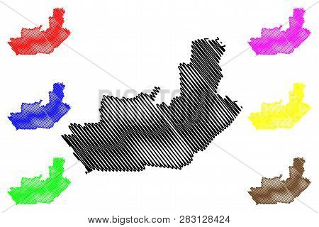 Ituri Province (democratic Republic Of The Congo, Dr Congo, Drc, Congo-kinshasa) Map Vector Illustra