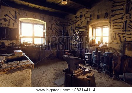 Tranditional Smithy Workshop Interior