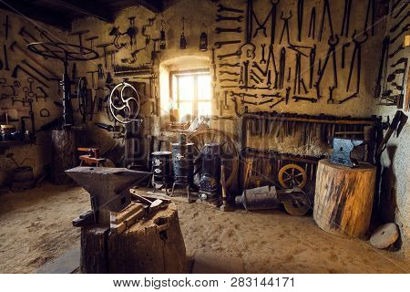 Tranditional Smithy Workshop Interior