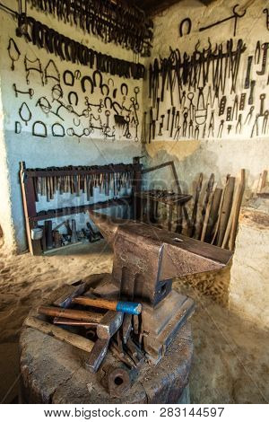 Tranditional Smithy Workshop Interior