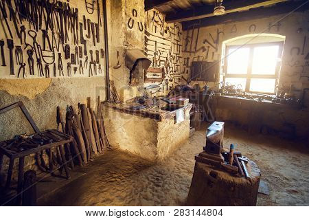 Tranditional Smithy Workshop Interior