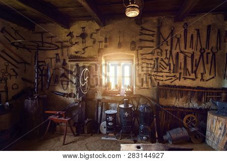 Tranditional Smithy Workshop Interior