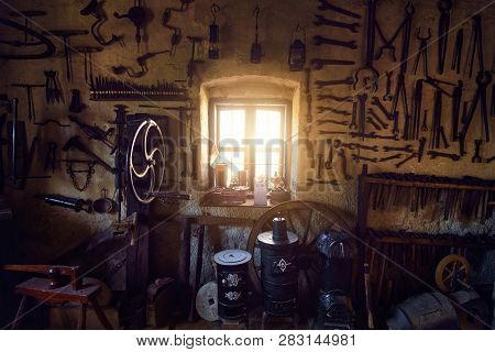Tranditional Smithy Workshop Interior