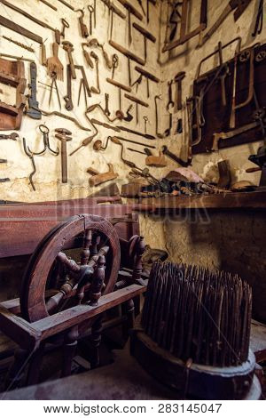 Tranditional Smithy Workshop Interior