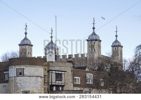 London, Uk - May 20, 2017. London Cityscape Across The River Thames With A View Of The Tower Of Lond