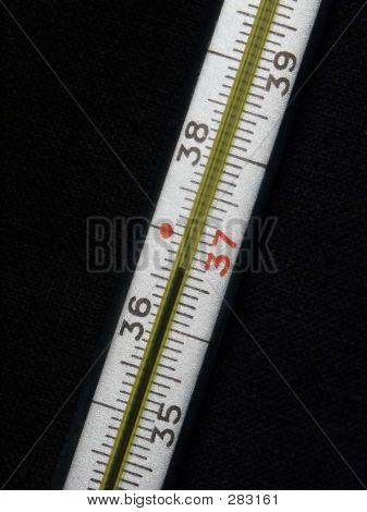 Fragment eines das thermometer
