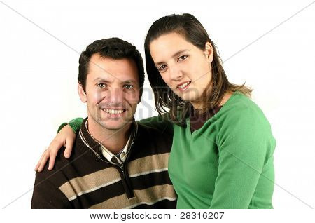 случайные cople на белом фоне