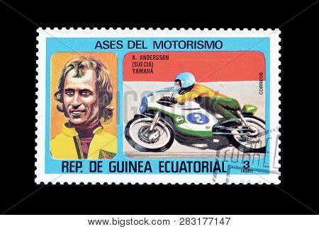 Equatorial Guinea - Circa 1982 : Cancelled Postage Stamp Printed By Equatorial Guinea, That Shows Mo
