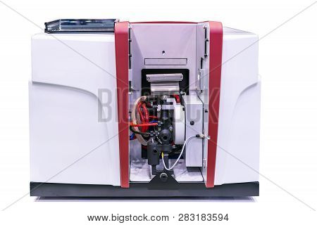 Atomic Absorption Spectrometer For Metal Check Volume In Element By Select & Detect Wavelength Atom 