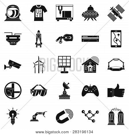 Near Future Icons Set. Simple Set Of 25 Near Future Icons For Web Isolated On White Background