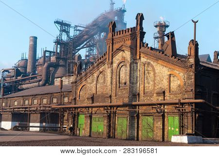 Industrial Buildings Built In The Early 20th Century. Metallurgical Plant.