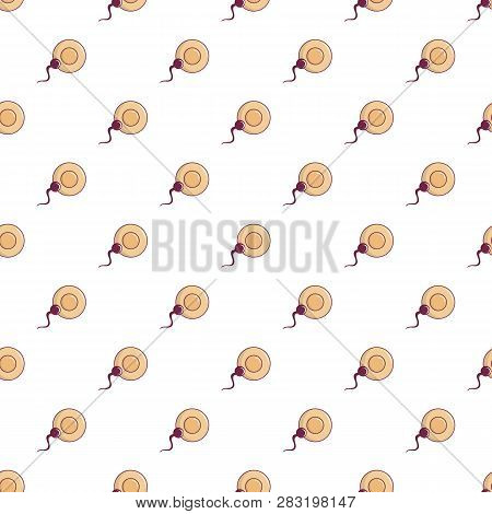 Human Fertilization Pattern In Cartoon Style. Seamless Pattern Illustration