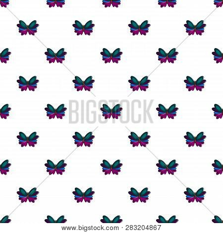 Butterfly Demophoon Pattern In Cartoon Style. Seamless Pattern Illustration