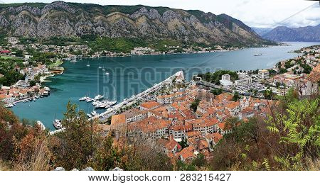 Kotorski Bay, Montenegro. This Is One Of The Beautiful Bays In Europe.
