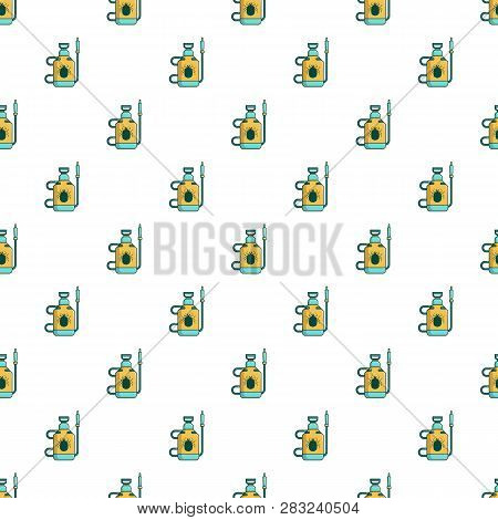 Acarus Pulverizer Pattern In Cartoon Style. Seamless Pattern Illustration