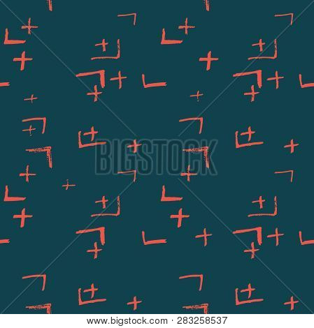 Tie Dye Japanese Geometric Winter Seamless Pattern. Scribble Cartoon Doodle Craft Texture. Geo Wabi 