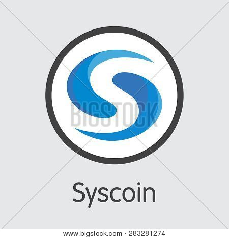 Sys - Syscoin. The Icon Of Cryptocurrency Or Market Emblem.