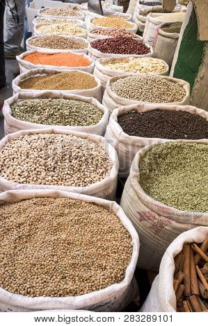 Souq Al Turk. The Big Market Of Tripoli, Libya, Africa