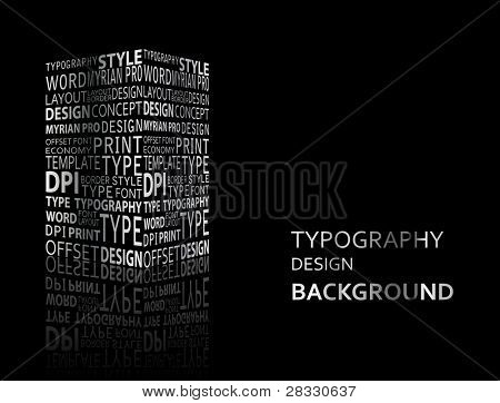Fondo de tipografía