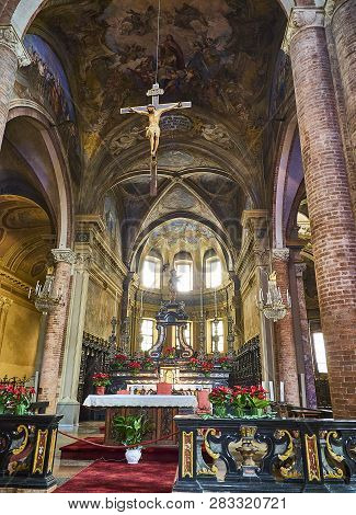 The Saint Secondo Catholic Church, Collegiata Di San Secondo. Asti, Piedmont, Italy.