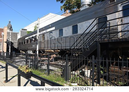 The Silver Plam Restaurant Railroad Dinning Car, Chicago, Il September 10, 2018