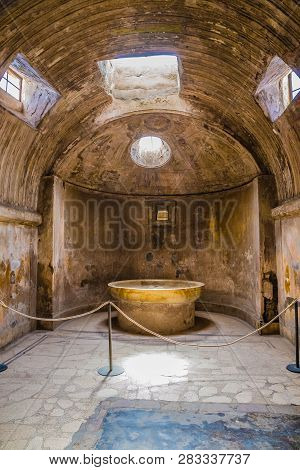 Stabian Thermal Baths In Pompeii - Pompei, Province Of Naples, Campania, Italy, Europe