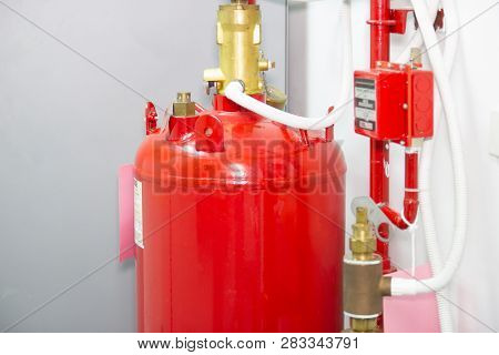 Data Center Room Bangkok Thailand:- September 11, 2018:- Fm-200 Suppression Systems, Fm200 Gas Flood